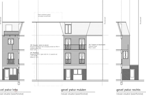Window change permit drawing