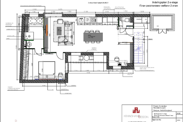 Final layout plan