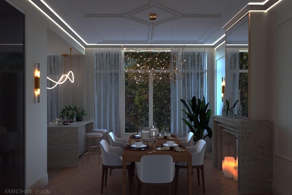 Verlichting modern classiek appartement