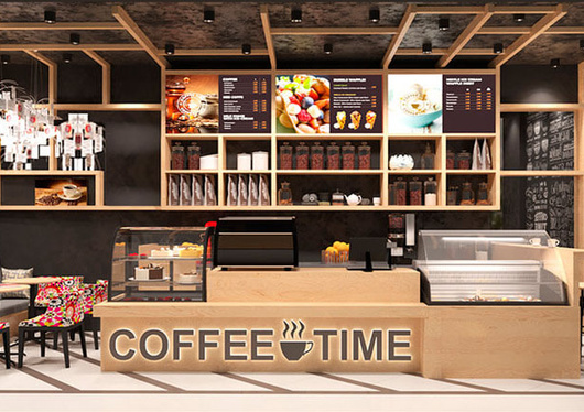 COFFEE TIME CAFE, SHANGHAI, WUJIAOCHANG ROTARY ISLAND